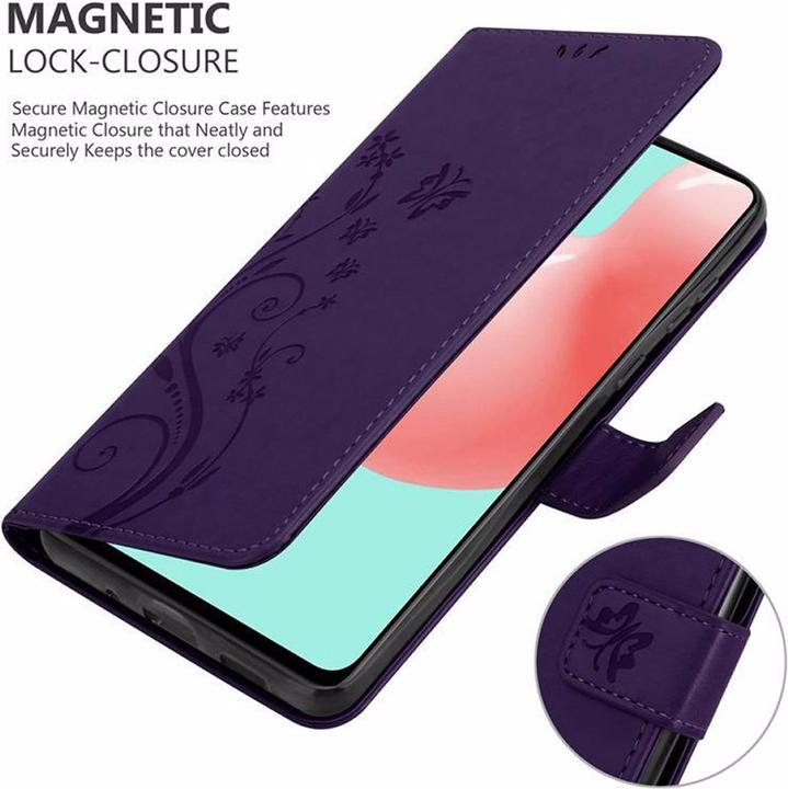 Image du produit Cadorabo Couverture du livre de fleurs (Samsung Galaxy A41)