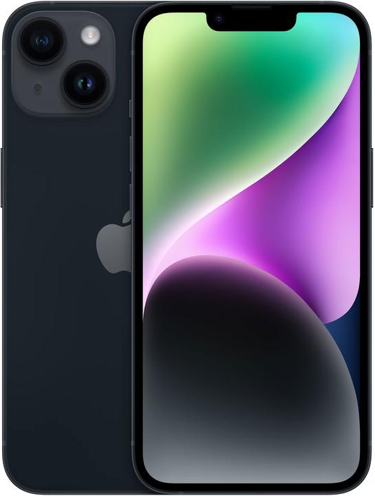 Apple iPhone 14 (512 GB, Midnight, 6.10", SIM + eSIM, 12 Mpx, 5G)