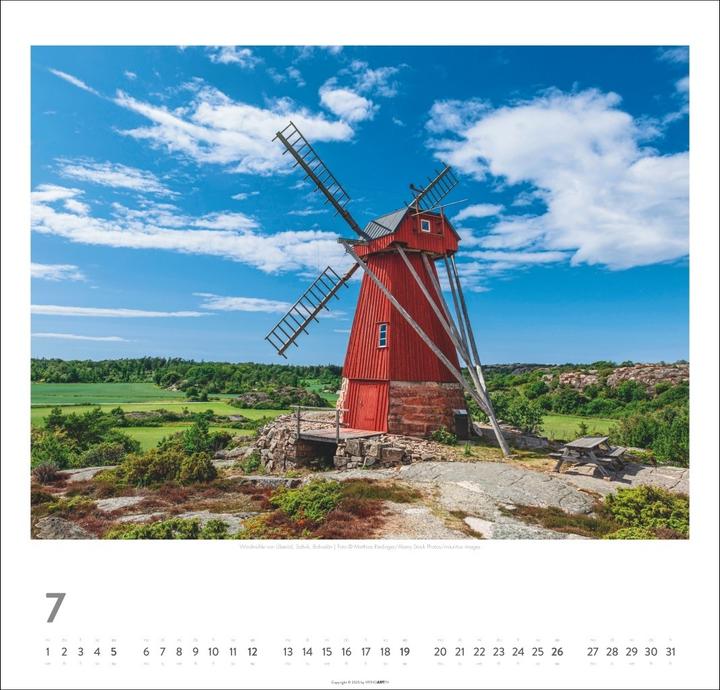 Produktbild Schweden Kalender 2026 - Licht und Wasser (48 x 46 cm, Deutsch)