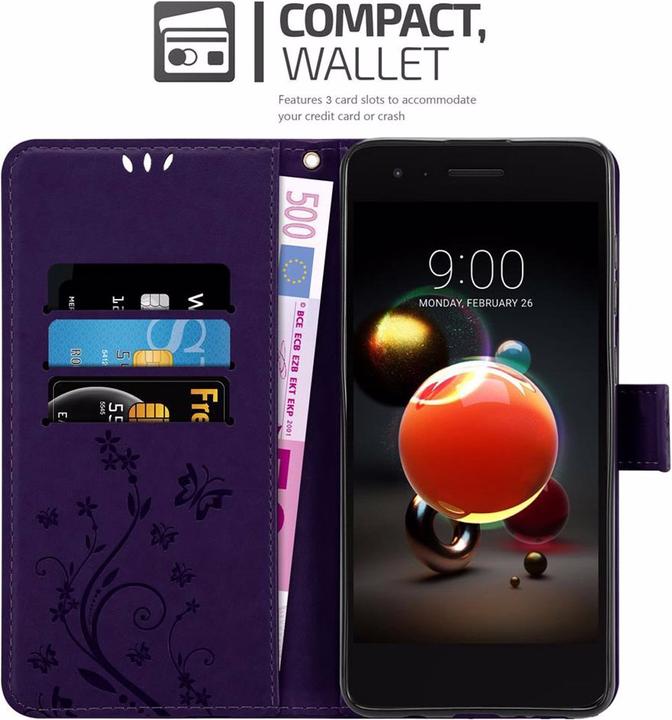 Produktbild Cadorabo Flower Book Cover (LG K8)