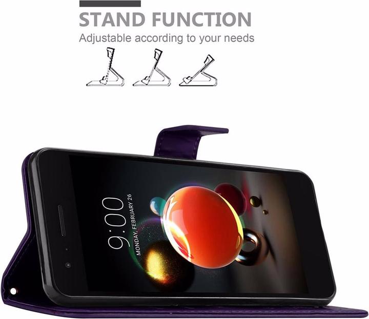 Produktbild Cadorabo Flower Book Cover (LG K8)