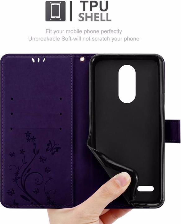 Produktbild Cadorabo Flower Book Cover (LG K8)