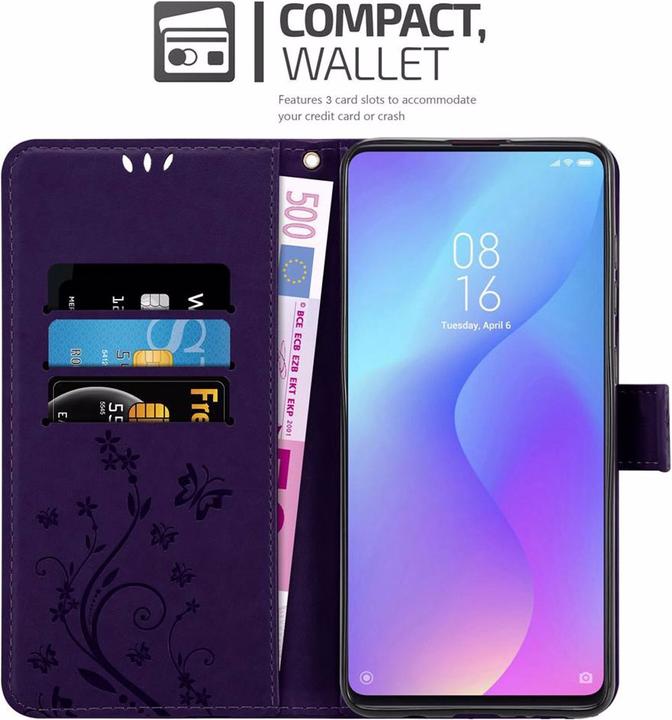 Image du produit Cadorabo Couverture du livre de fleurs (Xiaomi Redmi K20)