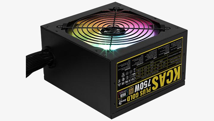 Image du produit AeroCool KCAS PLUS GOLD 750W - 750 W - 100 - 240 V - 47 - 63 Hz - 11-5.5 A - 130 (750 W)