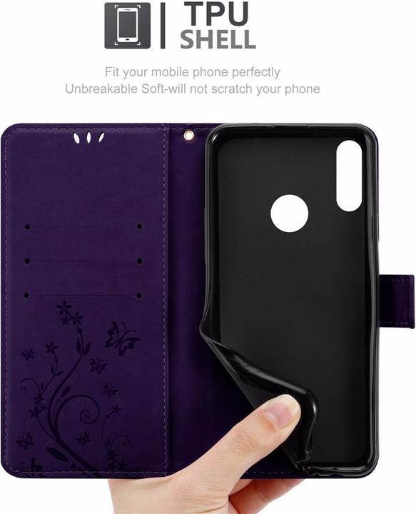 Produktbild Cadorabo Flower Book Cover (Honor 10 Lite, Huawei P Smart (2019))