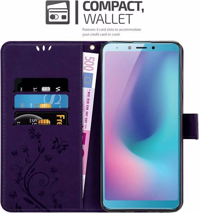 Image du produit Cadorabo Couverture du livre de fleurs (Samsung Galaxy A6s)