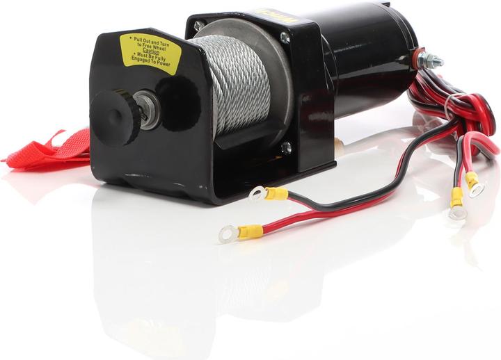 Produktbild XPOtool Elektrische Seilwinde 907kg Stahlseil 12,5m & Rollenfenster 907-1587kg