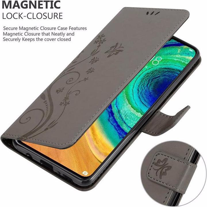 Produktbild Cadorabo Flower Book Cover (Huawei Mate 30)