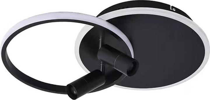 Produktbild Lucande Tival LED-Deckenlampe, rund, schwarz (1190 lm)