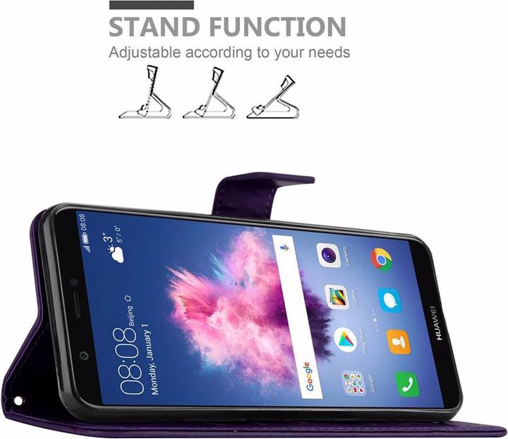 Image du produit Cadorabo Couverture du livre de fleurs (Huawei Enjoy 7S)