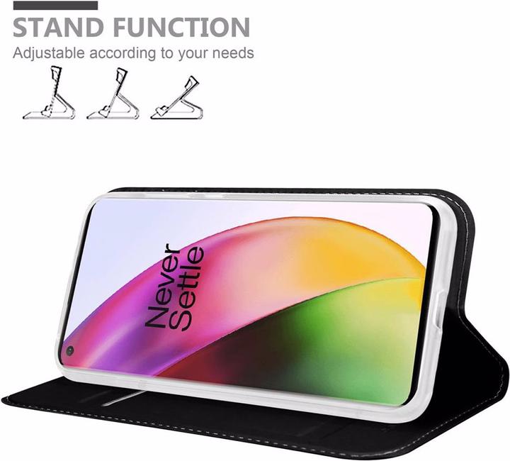 Actual product image Cadorabo Book Classy Style Cover (Oneplus 8)