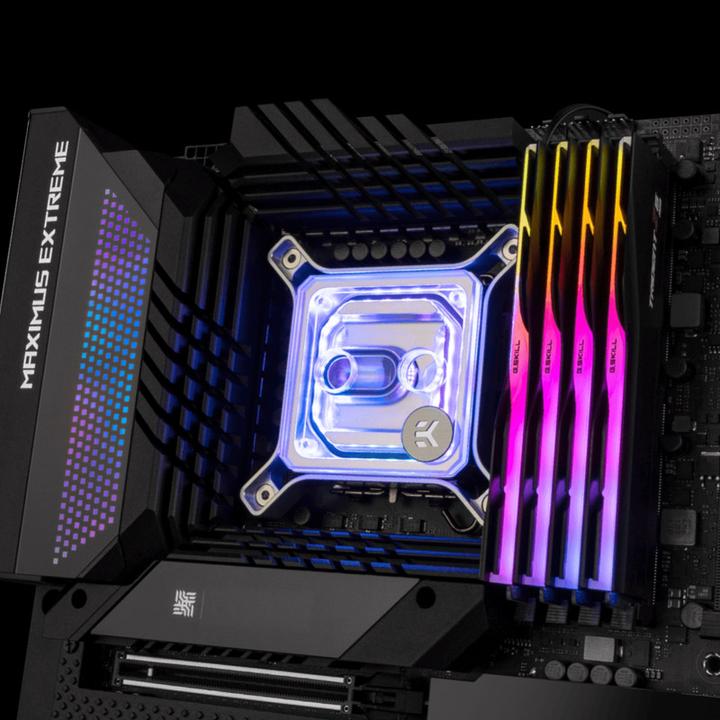 Actual product image EKWB EK-Quantum Magnitude D-RGB - 1700 Nickel + Plexi