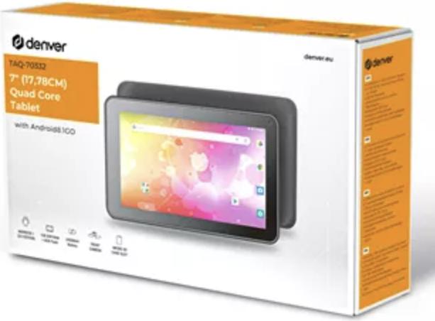 Image du produit Denver TAQ-70332 (WLAN uniquement, 7", 8 Go, Noir)