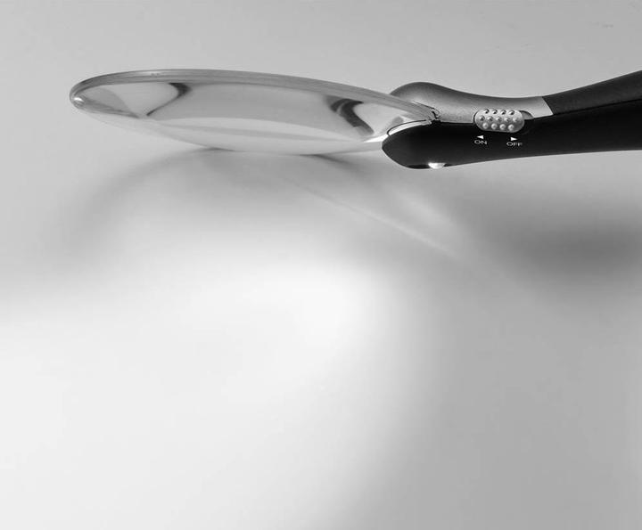Image du produit Toolcraft TO-8997036 Loupe à main avec éclairage LED Facteur d'agrandissement : 3 x, 5 x