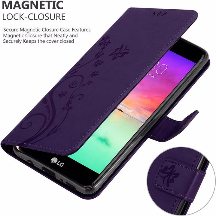 Produktbild Cadorabo Flower Book Cover (LG K10)
