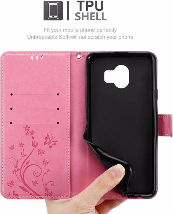 Image du produit Cadorabo Couverture du livre de fleurs (Samsung Galaxy J4 (2018))