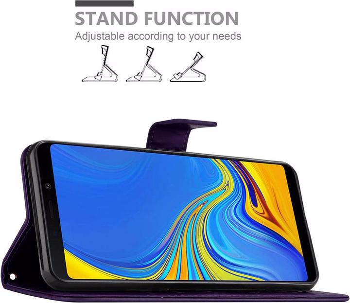Image du produit Cadorabo Couverture du livre de fleurs (Samsung Galaxy A9 (2018))