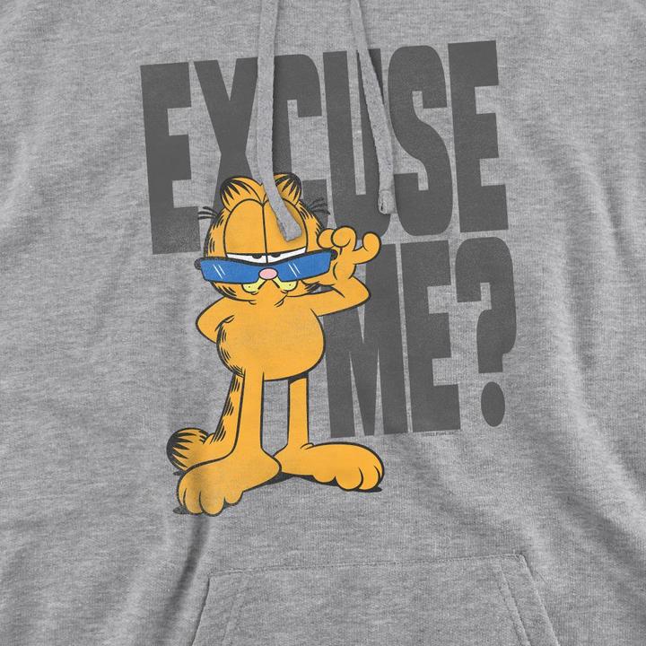 Immagine prodotto Garfield Excuse Me? Felpa con Cappuccio Uomo (S)