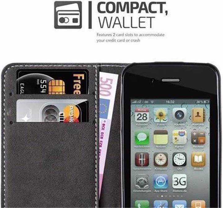 Produktbild Cadorabo Book X-Wallet Cover (LG G4s, Apple iPhone 4)