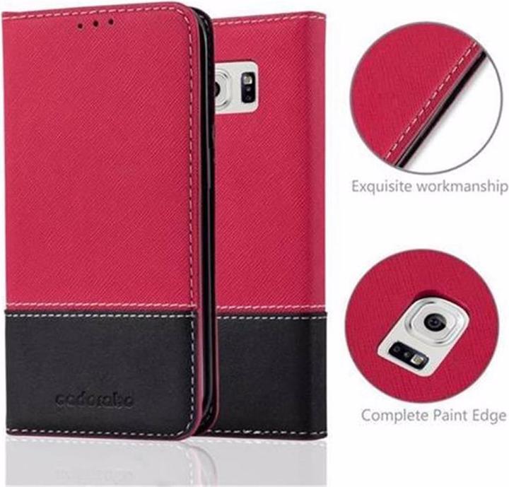 Actual product image Cadorabo Book X Wallet Cover (Samsung Galaxy S6 Edge)