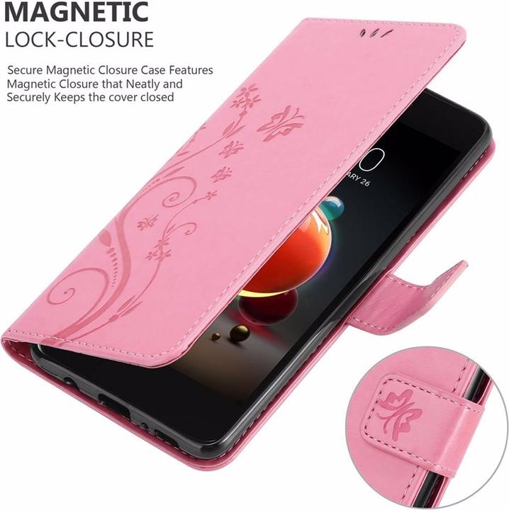 Produktbild Cadorabo Flower Book Cover (Huawei Y9 (2018), LG K8 2018)