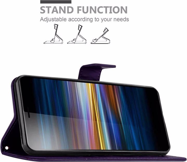 Actual product image Cadorabo Flower Book Cover (Sony Xperia L3)