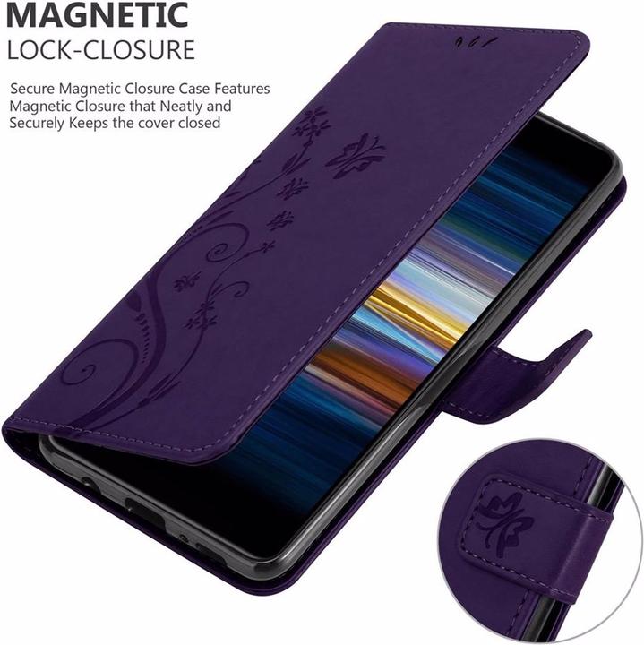 Actual product image Cadorabo Flower Book Cover (Sony Xperia L3)
