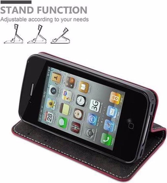 Produktbild Cadorabo Book X-Wallet Cover (LG G4s, Apple iPhone 4)