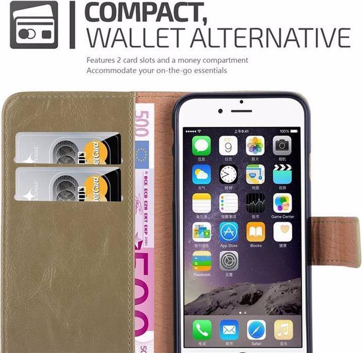 Produktbild Cadorabo Book Luxury Cover (Apple iPhone 6s Plus, Apple iPhone 6 Plus)