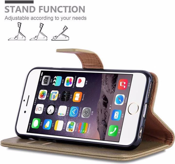 Produktbild Cadorabo Book Luxury Cover (Apple iPhone 6s Plus, Apple iPhone 6 Plus)