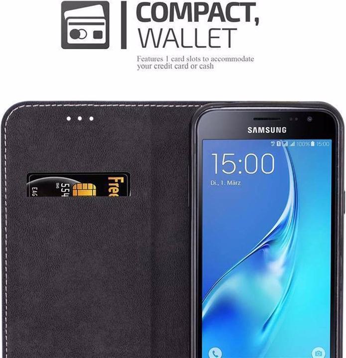 Actual product image Cadorabo Book X Wallet Cover (Samsung Galaxy J3)