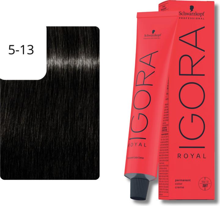 Image du produit Schwarzkopf Professional Igora Royal Take Over Lucid Nocturnes Nocturnes Couleur de cheveux (5-113 Marron clair Cendré mat)