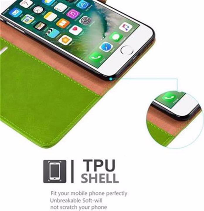 Produktbild Cadorabo Book Luxury Cover (Apple iPhone 7 Plus, Apple iPhone 7s Plus)