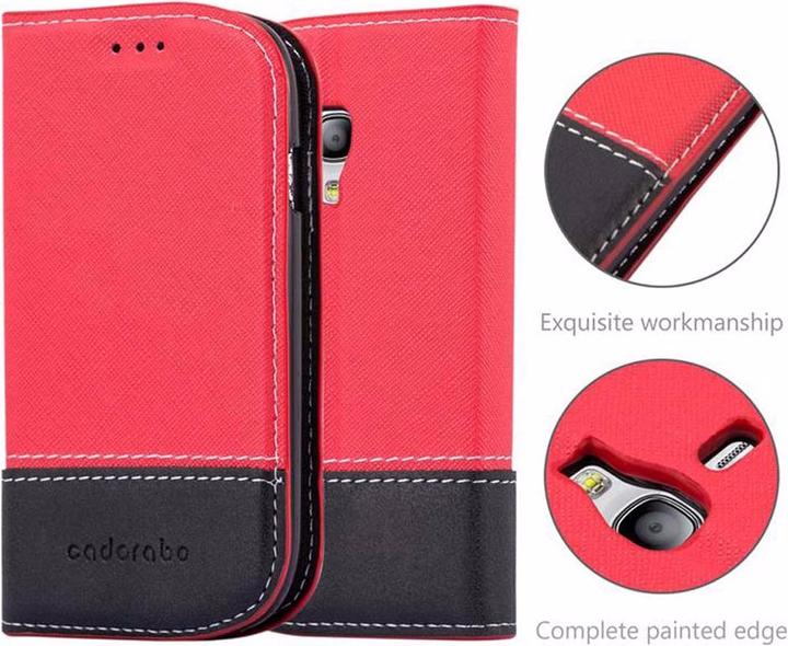 Produktbild Cadorabo Book X-Wallet Cover (Samsung Galaxy S3 Mini)