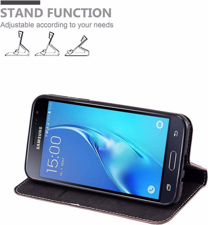 Actual product image Cadorabo Book X Wallet Cover (Samsung Galaxy J3)