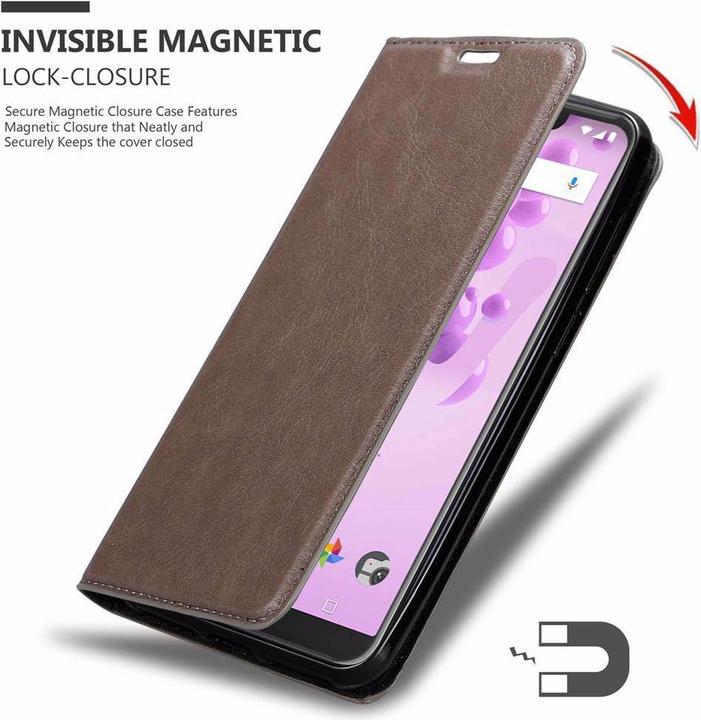 Immagine prodotto Cadorabo Copertina magnetica invisibile del libro (Wiko View 2 Go)