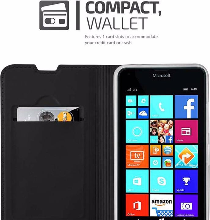 Immagine prodotto Cadorabo Copertina in stile libro di classe (Microsoft Lumia 640)