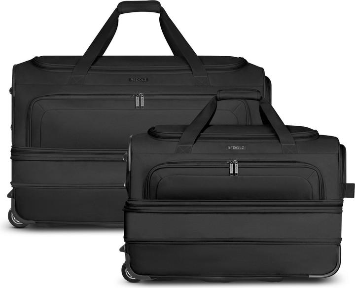Redolz Duffle Essentials 2-Rollen Reisetasche Set 2 tlg. mit Dehnfalte (129 l)