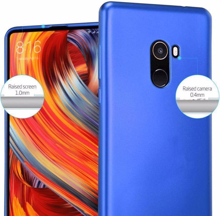 Image du produit Cadorabo Couverture métallique mate TPU (Mi Mix 2)