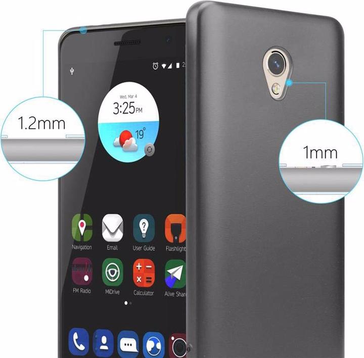Image du produit Cadorabo Couverture métallique mate TPU (ZTE Blade V7)