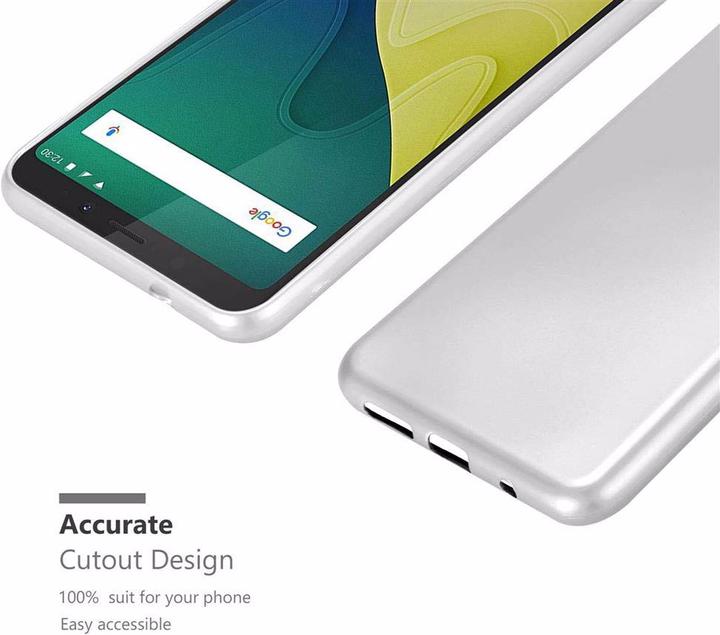 Actual product image Cadorabo TPU Matt Metallic Cover (Wiko View XL)