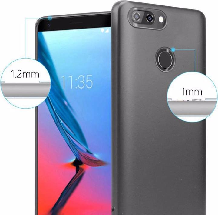 Actual product image Cadorabo TPU Matt Metallic Cover (ZTE Blade V9)