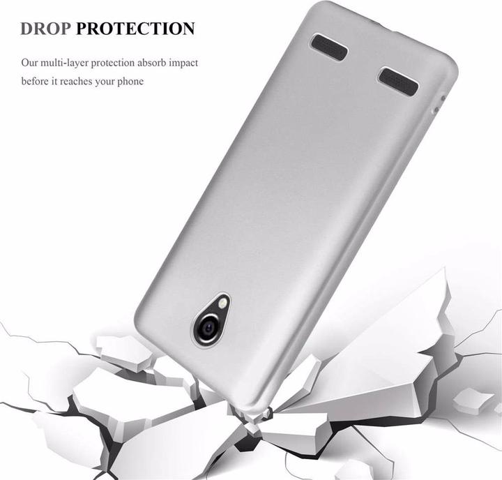 Actual product image Cadorabo TPU Matt Metallic Cover (ZTE Blade L7)