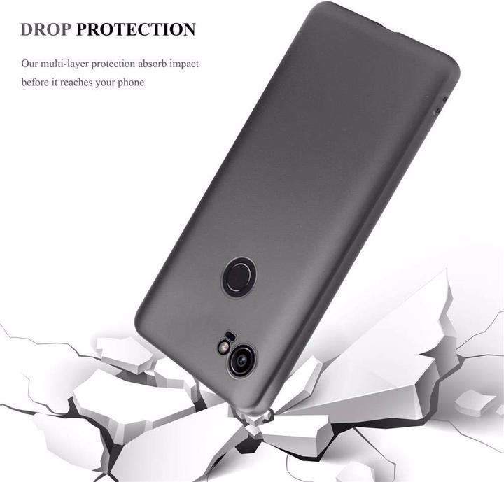 Actual product image Cadorabo TPU Matt Metallic Cover (Google Pixel 2 XL)