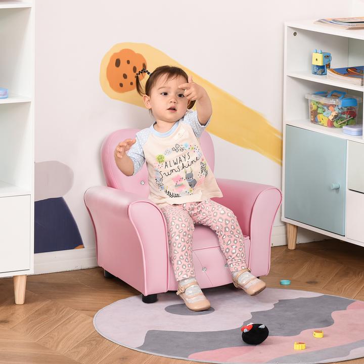 Image du produit Homcom Fauteuil enfant princesse (Fauteuil pour enfants)