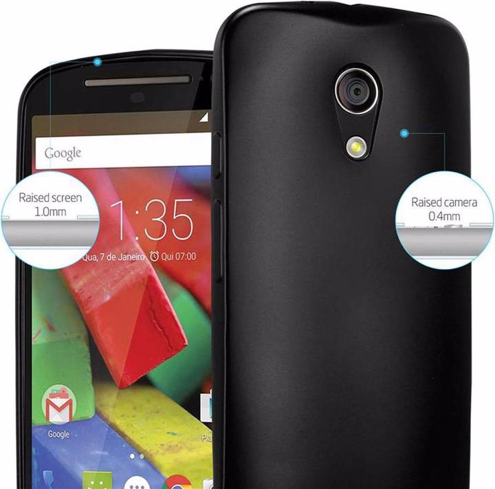 Immagine prodotto Cadorabo Copertura metallica opaca in TPU (Motorola Moto G2 (seconda generazione))