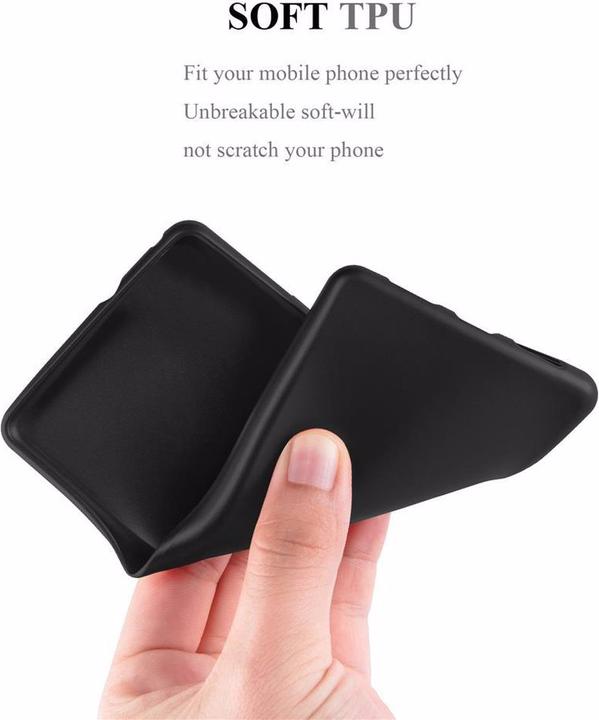 Actual product image Cadorabo TPU Matt Metallic Cover (Huawei Enjoy 7S, Huawei P Smart (2018))