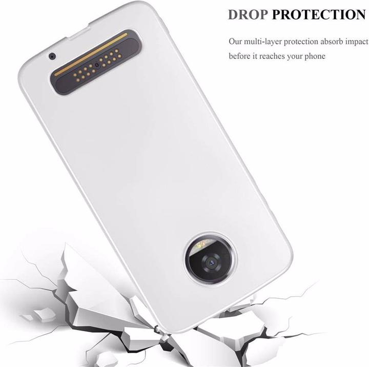 Actual product image Cadorabo TPU Matt Metallic Cover (Motorola Moto Z2)