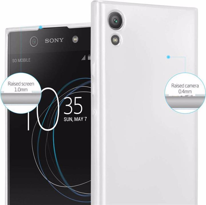 Actual product image Cadorabo TPU Matt Metallic Cover (Sony Xperia XA1)