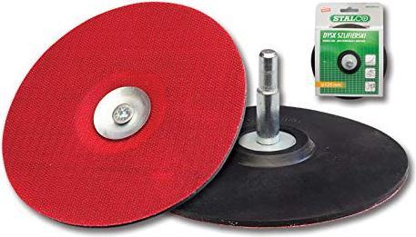 Produktbild Stalco SCHLEIFTELLER Ø125mm SCHAFT Ø8mm Klett Stüzuteller für Bohrmaschine NEU